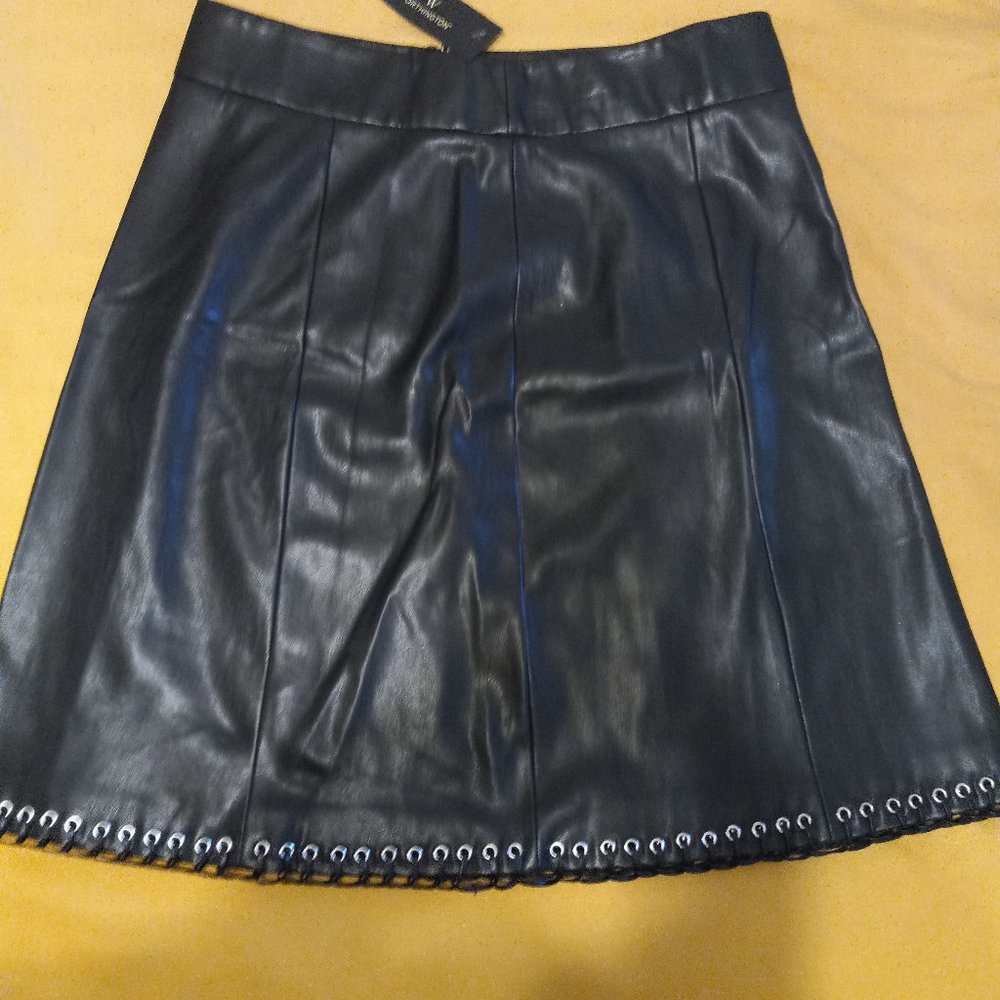 Leather skirt
